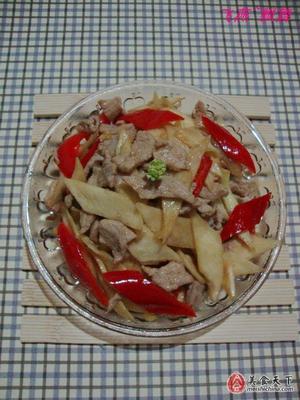 清炒肉片的家常做法