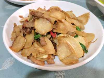 清炒肉片的家常做法