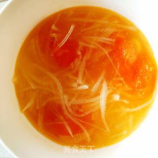 土豆丝西红柿汤的做法