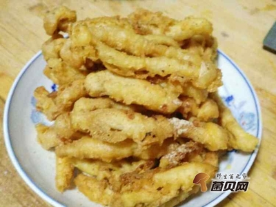 炸海鲜菇的家常做法