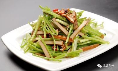 水芹菜炒香干