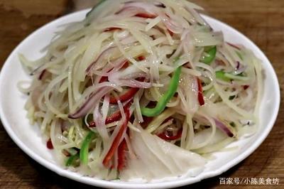 洋葱炒土豆丝的做法