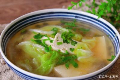 白菜豆腐汤减肥吗