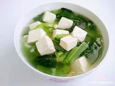 白菜豆腐汤减肥吗