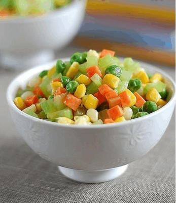 豌豆玉米胡萝卜的做法