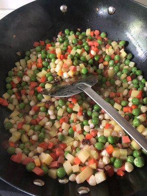 豌豆玉米胡萝卜的做法