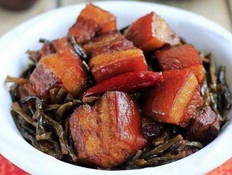 干豆角炖红烧肉