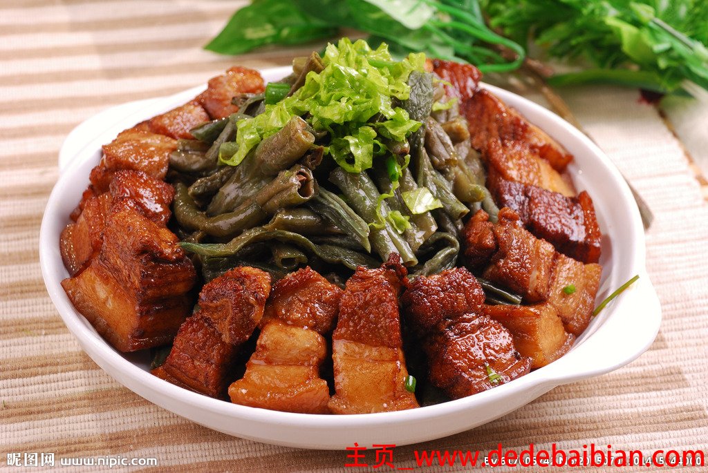 干豆角炖红烧肉