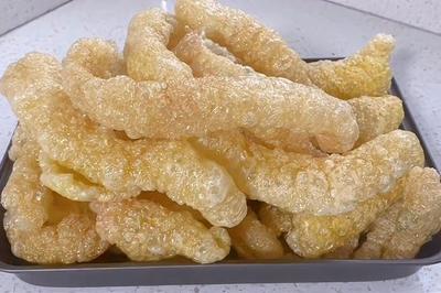 猪皮油炸