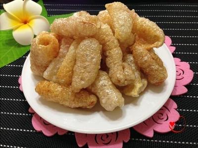 猪皮油炸