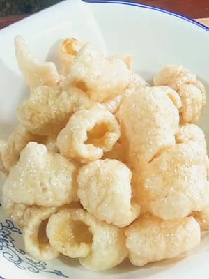猪皮油炸
