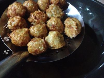 白萝卜炸丸子的做法
