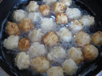 白萝卜炸丸子的做法