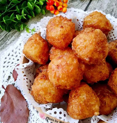 白萝卜炸丸子的做法