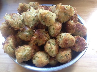 白萝卜炸丸子的做法