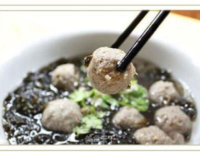 紫菜肉丸汤的做法