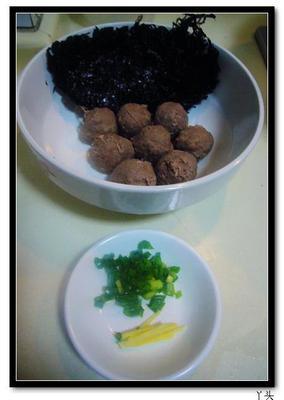 紫菜肉丸汤的做法