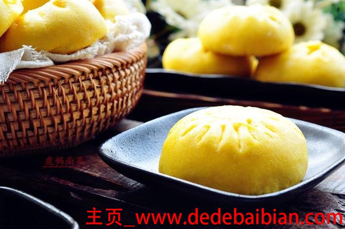 北瓜素馅包子的做法