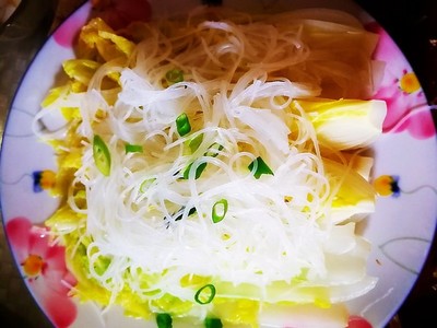 娃娃菜粉丝的家常做法