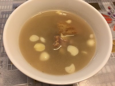 海底椰排骨汤的做法