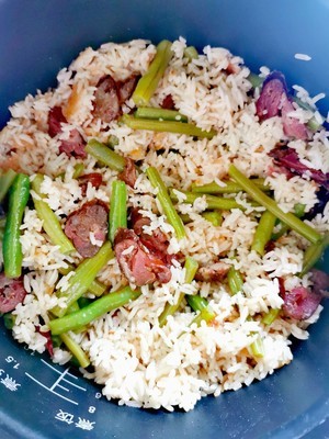豆角焖米饭
