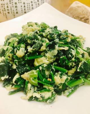 菠菜鸡蛋怎么炒