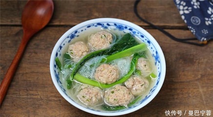 小白菜丸子汤怎么做