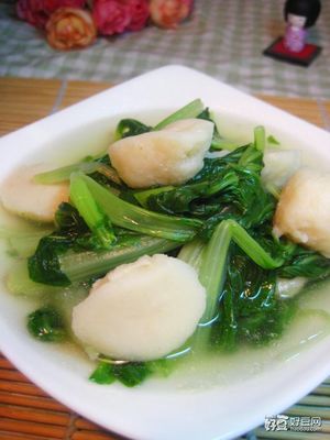 小白菜丸子汤怎么做