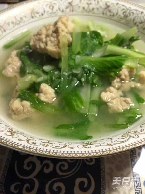 小白菜丸子汤怎么做