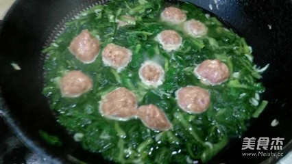 小白菜丸子汤怎么做