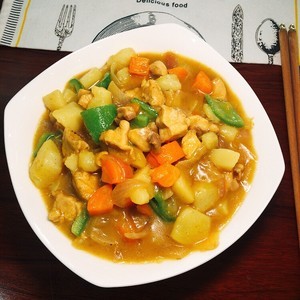 土豆咖喱鸡肉