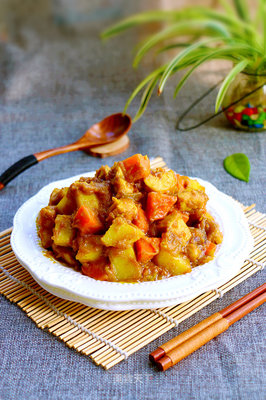 土豆咖喱鸡肉