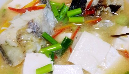 鳕鱼炖豆腐的家常做法