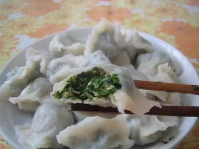荠菜配什么包饺子好吃