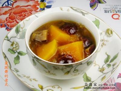 银耳南瓜汤