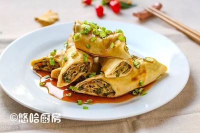 豆腐皮卷什么菜好吃