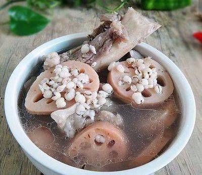 薏米莲藕排骨汤