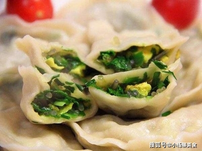 鸡蛋韭菜馅饺子的做法