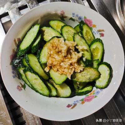 蒜泥黄瓜怎么做
