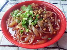 酸辣红薯粉的家常做法