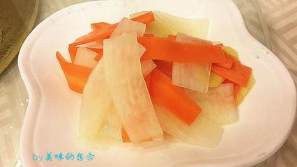 酸甜白萝卜泡菜的做法