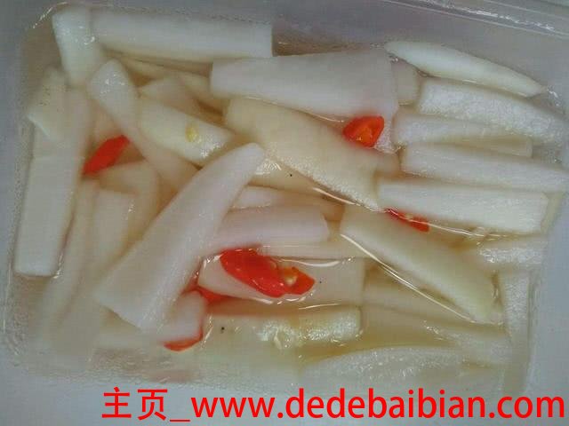 酸甜白萝卜泡菜的做法
