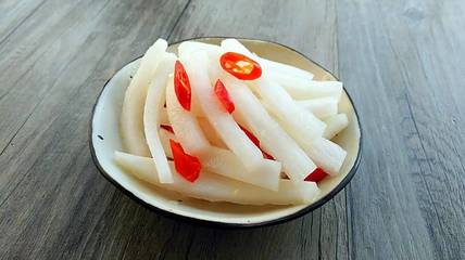 酸甜白萝卜泡菜的做法
