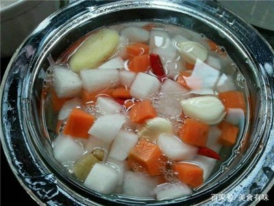酸甜白萝卜泡菜的做法