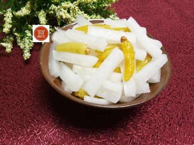 酸甜白萝卜泡菜的做法