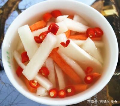 酸甜白萝卜泡菜的做法
