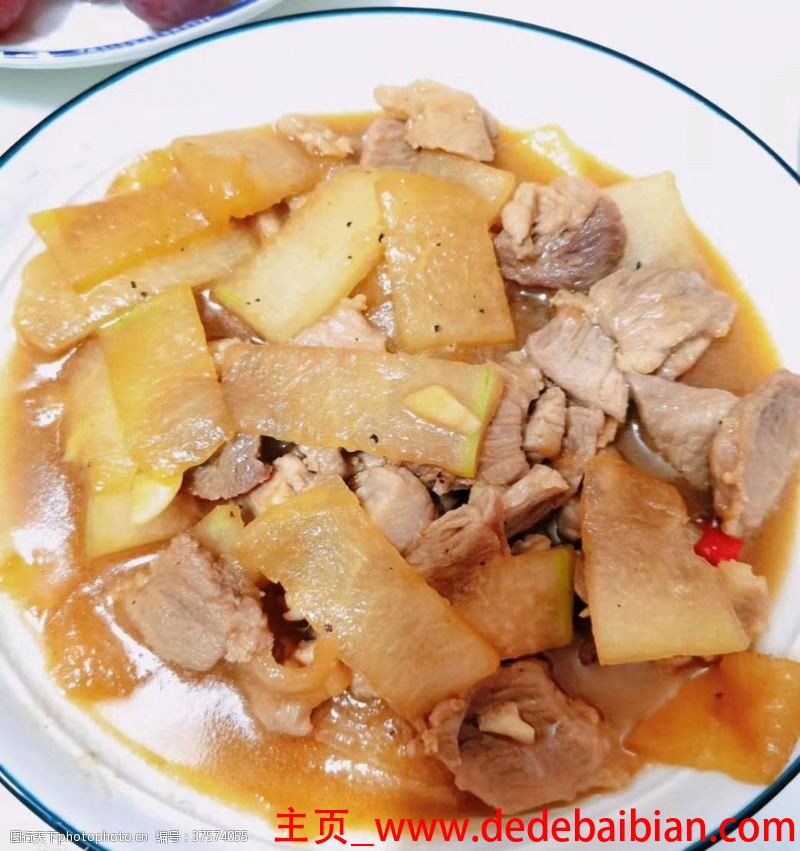 冬瓜炖肉片的做法