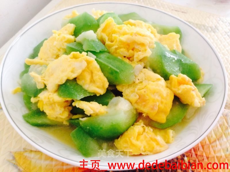 丝瓜炒鸡蛋的做法