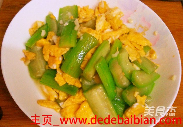 丝瓜炒鸡蛋的做法