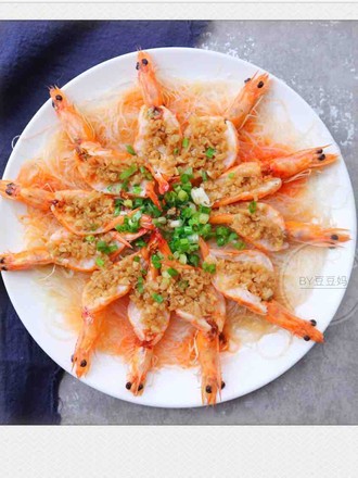 开边蒜蓉粉丝虾的做法